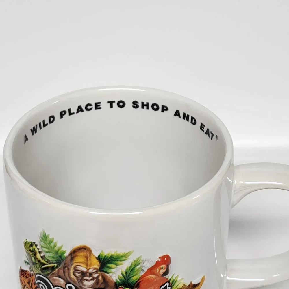 Rainforest Cafe Mug Orlando 10 Years - A Wild Place to Shop and Eat Ex Cond